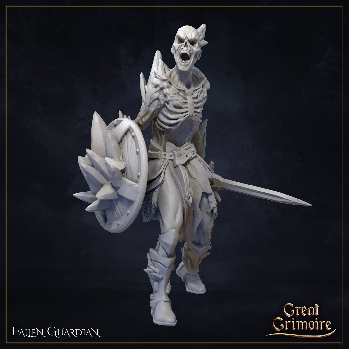 Frozen Knights from "Elemental Awakening" by Great Grimoire Miniatures