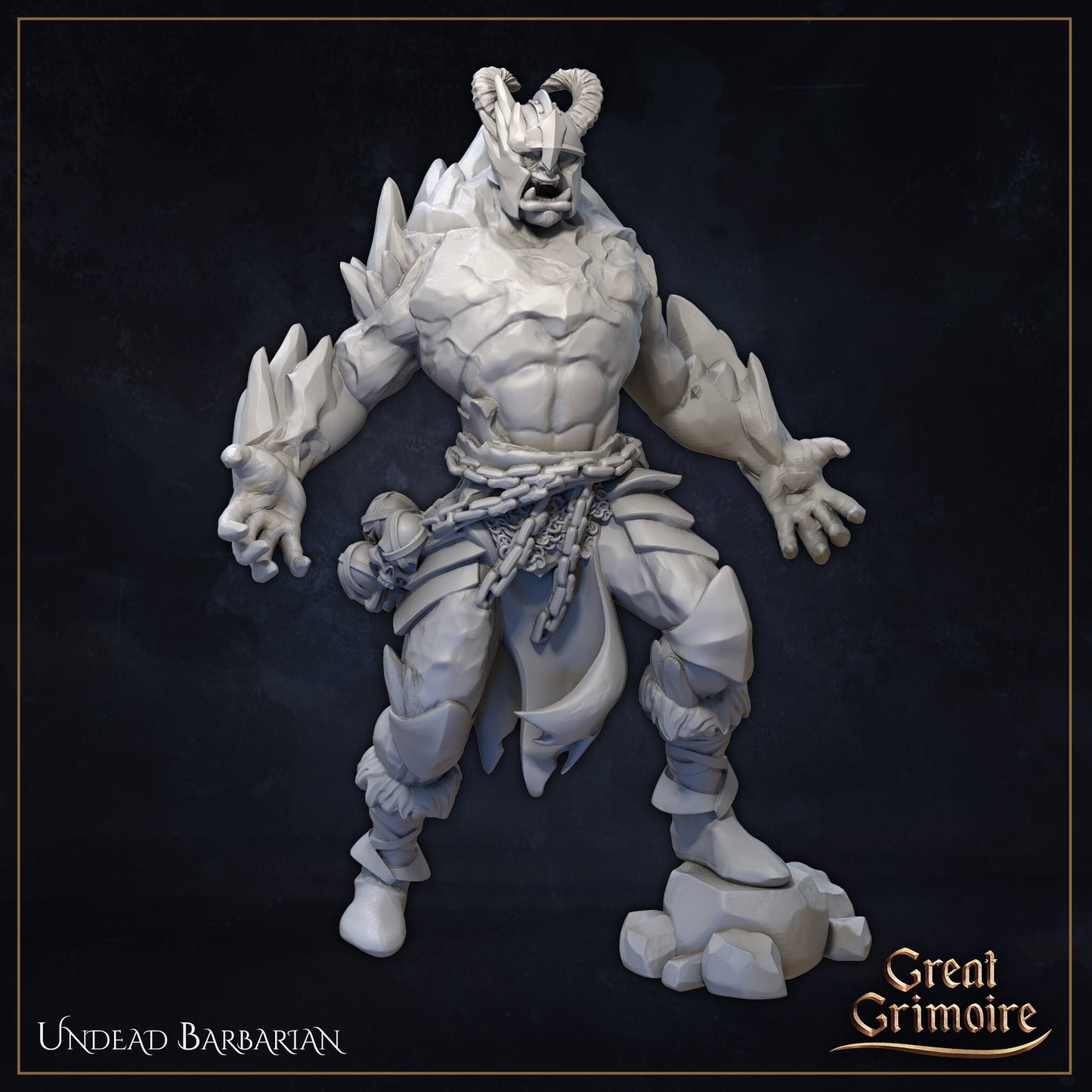 Frozen Knights from "Elemental Awakening" by Great Grimoire Miniatures