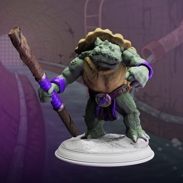 Dawn Shell Turtle Monk by DM Stash Miniatures