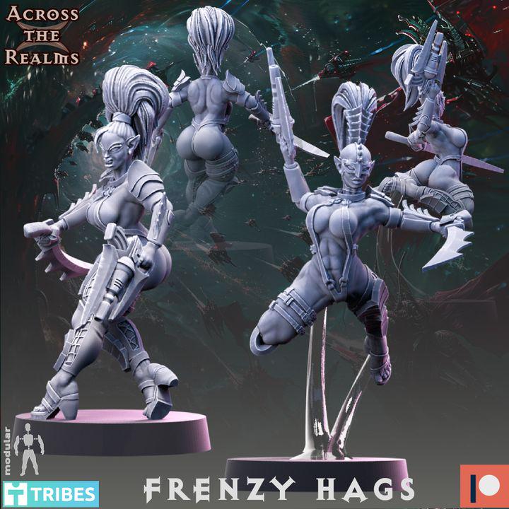 Frenzy Hags by Across the Realms Miniatures