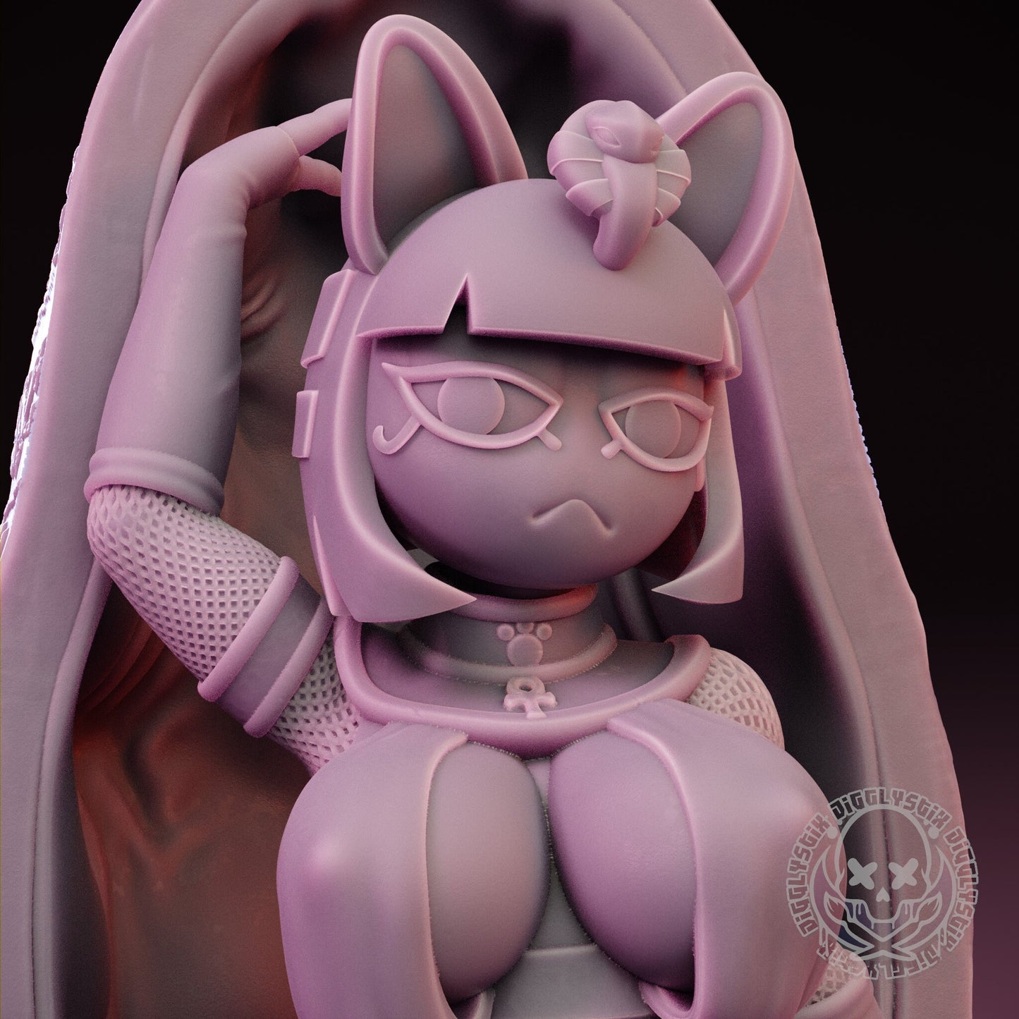 Ankha by Jigglystix Pin Up Factory Miniatures