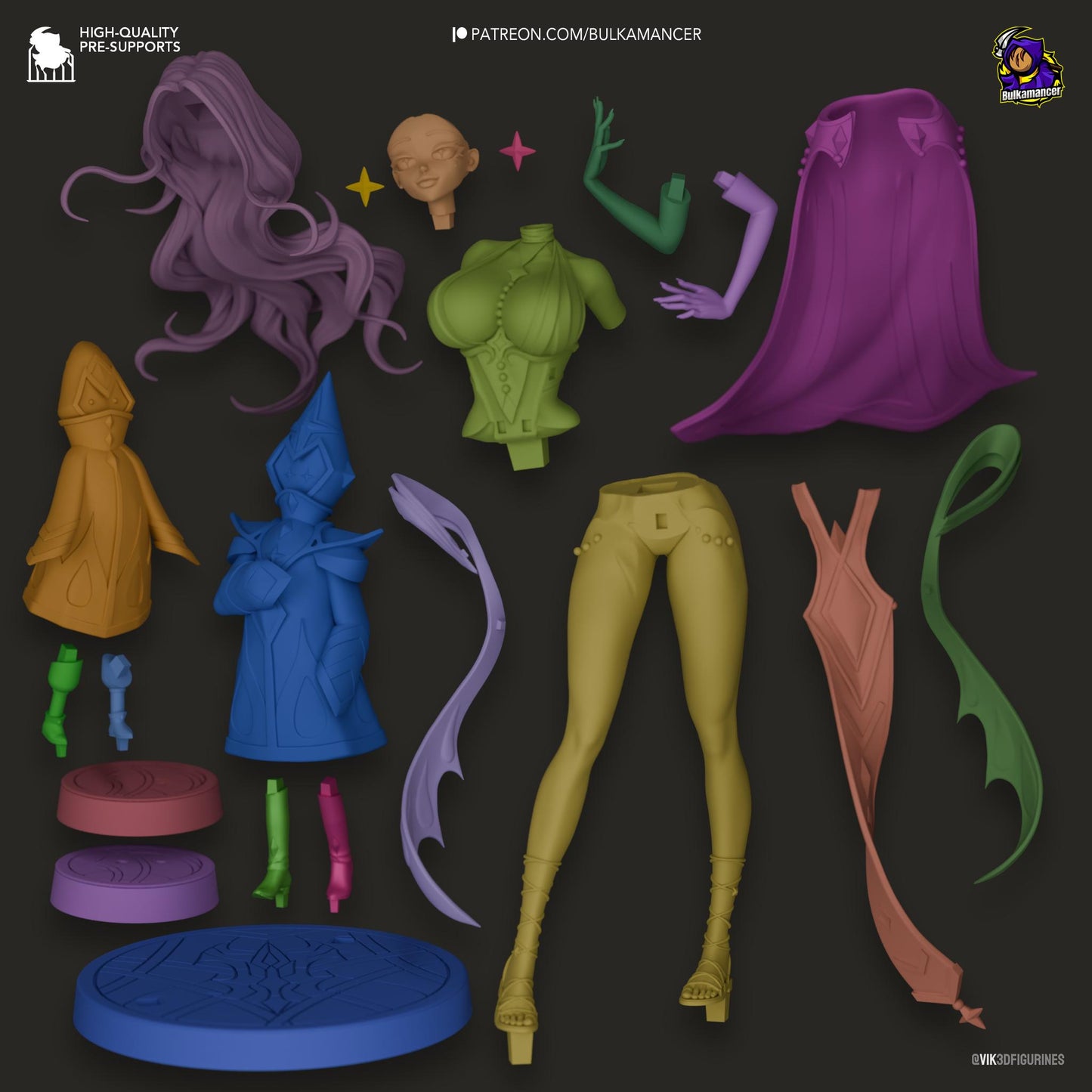Boobamancer Statue Model Kit by Bulkamancer Sculpts