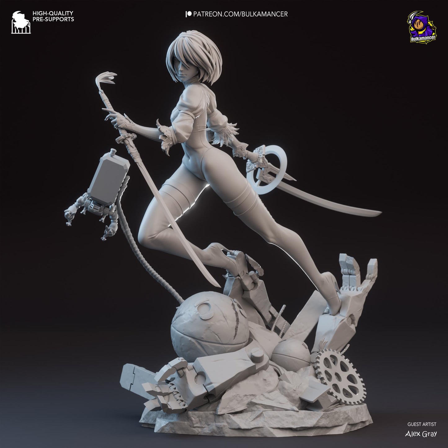 Executioner To Be Statue Model Kit by Bulkamancer Sculpts