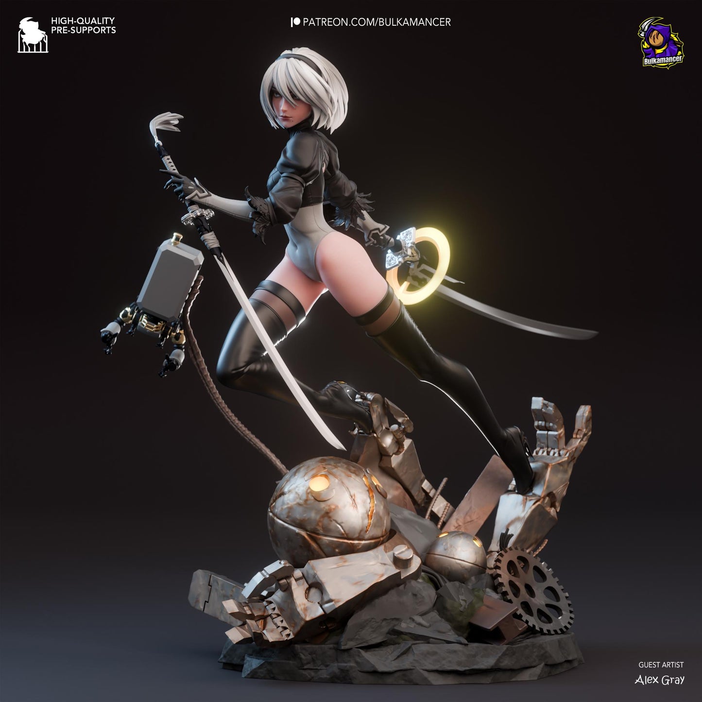 Executioner To Be Statue Model Kit by Bulkamancer Sculpts