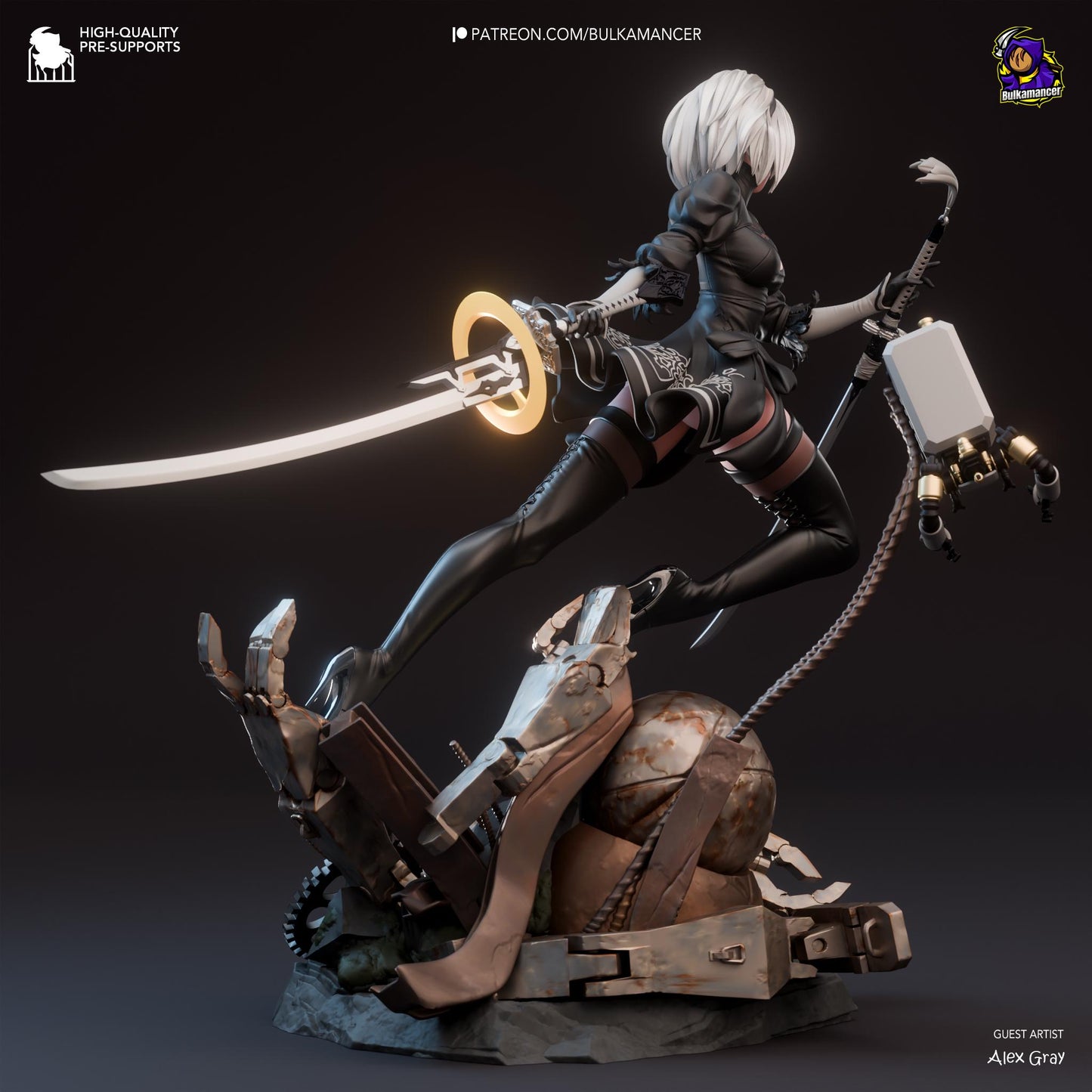 Executioner To Be Statue Model Kit by Bulkamancer Sculpts