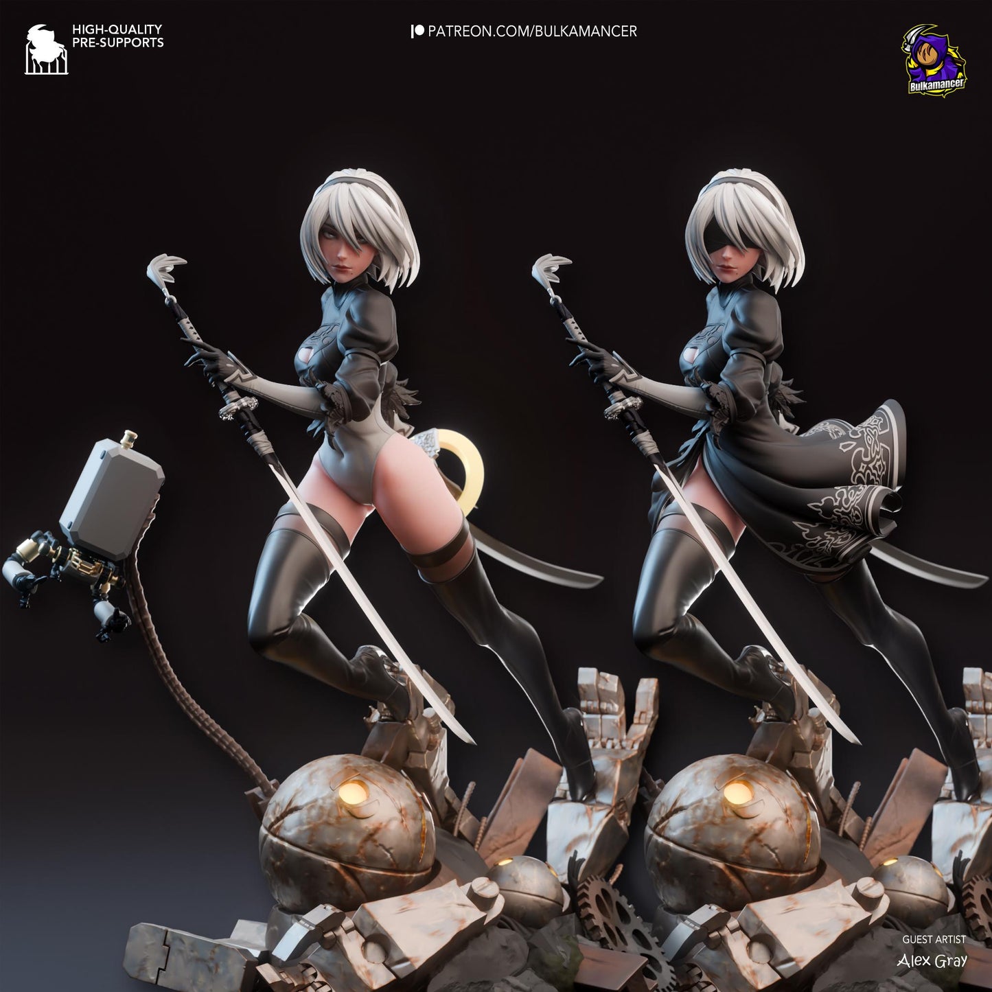 Executioner To Be Statue Model Kit by Bulkamancer Sculpts