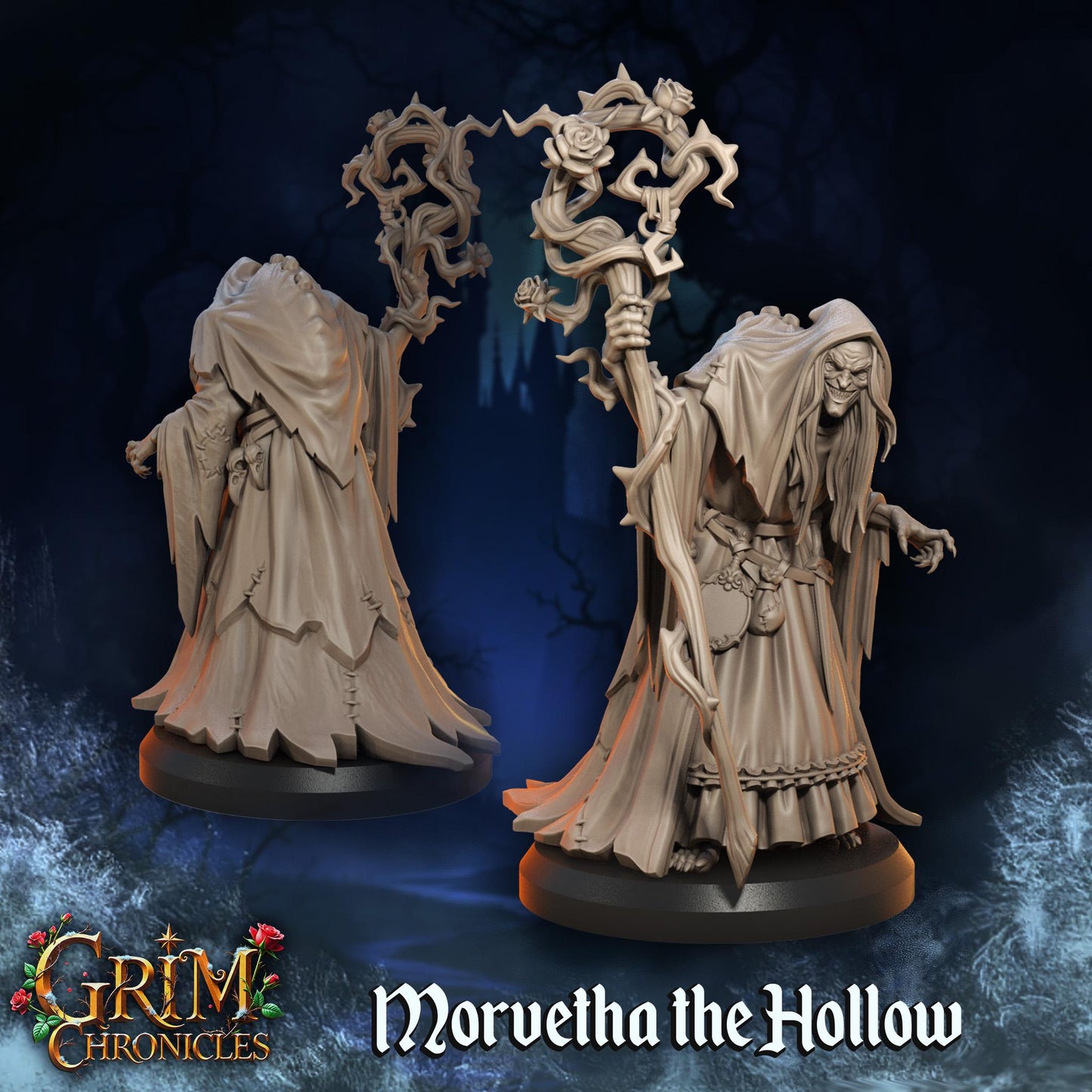 Morvetha the Hollow from "Grim Chronicles" by Great Grimoire Miniatures