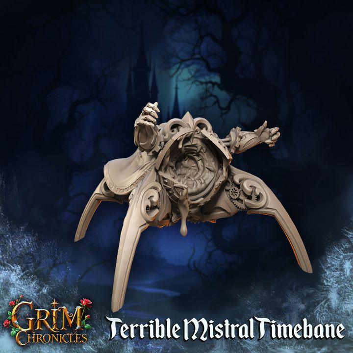 Mistral Timebane from "Grim Chronicles" by Great Grimoire Miniatures