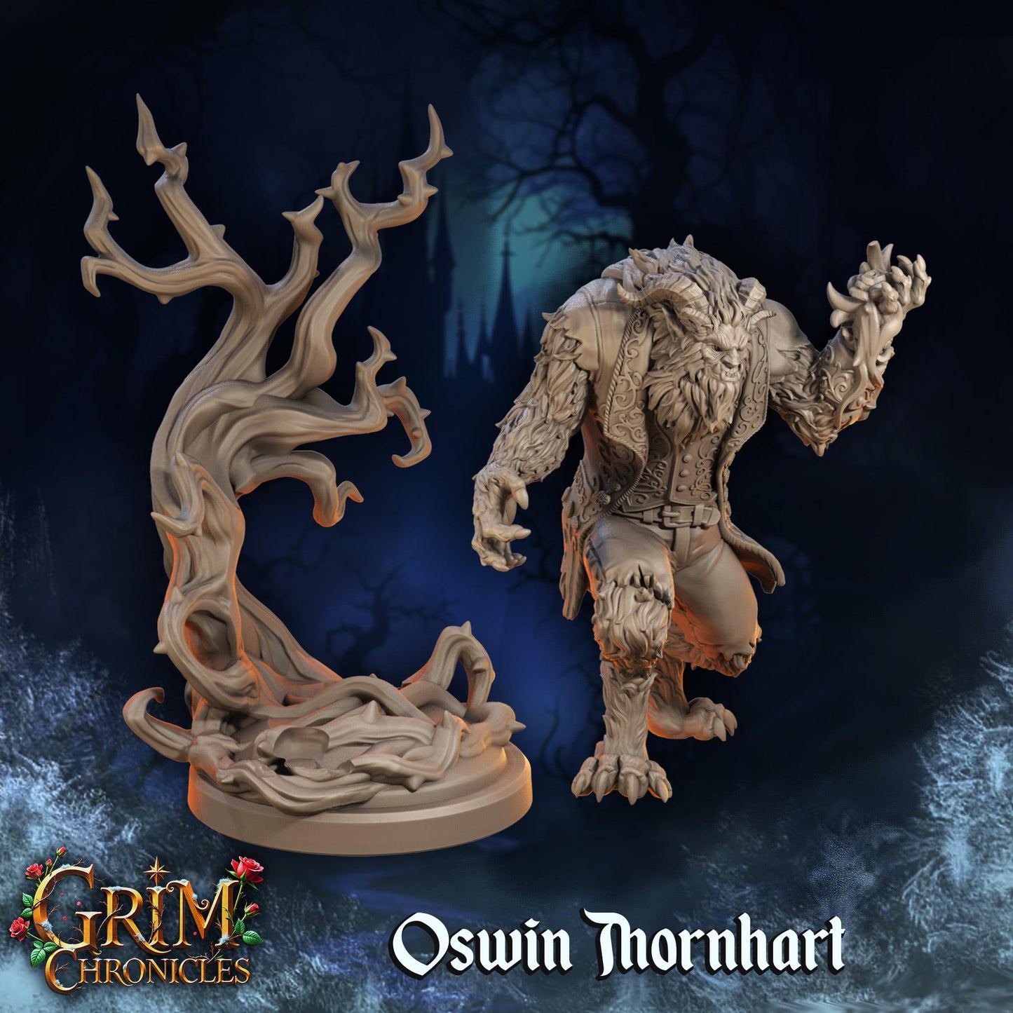 Oswin Thornhart from "Grim Chronicles" by Great Grimoire Miniatures