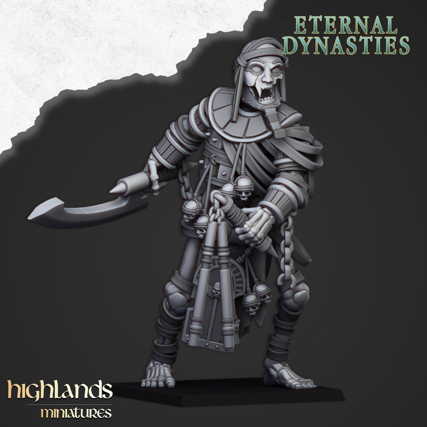 Ancient Skeletal Colossi From Eternal Dynasties By Highland Miniatures