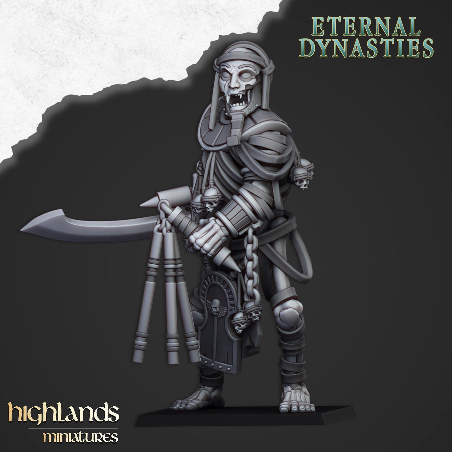 Ancient Skeletal Colossi From Eternal Dynasties By Highland Miniatures