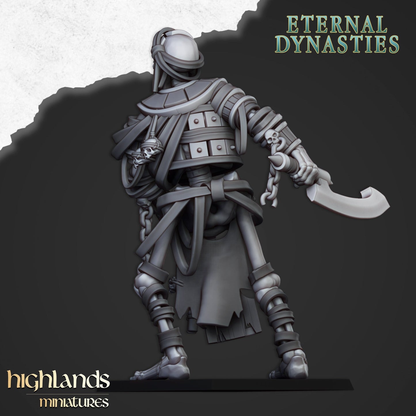 Ancient Skeletal Colossi From Eternal Dynasties By Highland Miniatures