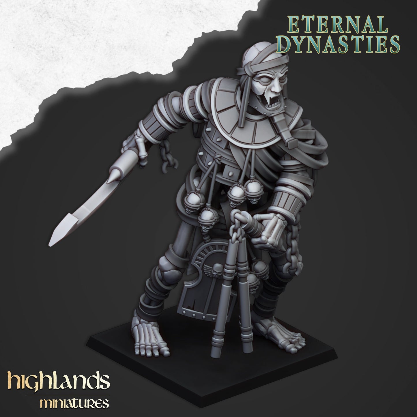 Ancient Skeletal Colossi From Eternal Dynasties By Highland Miniatures