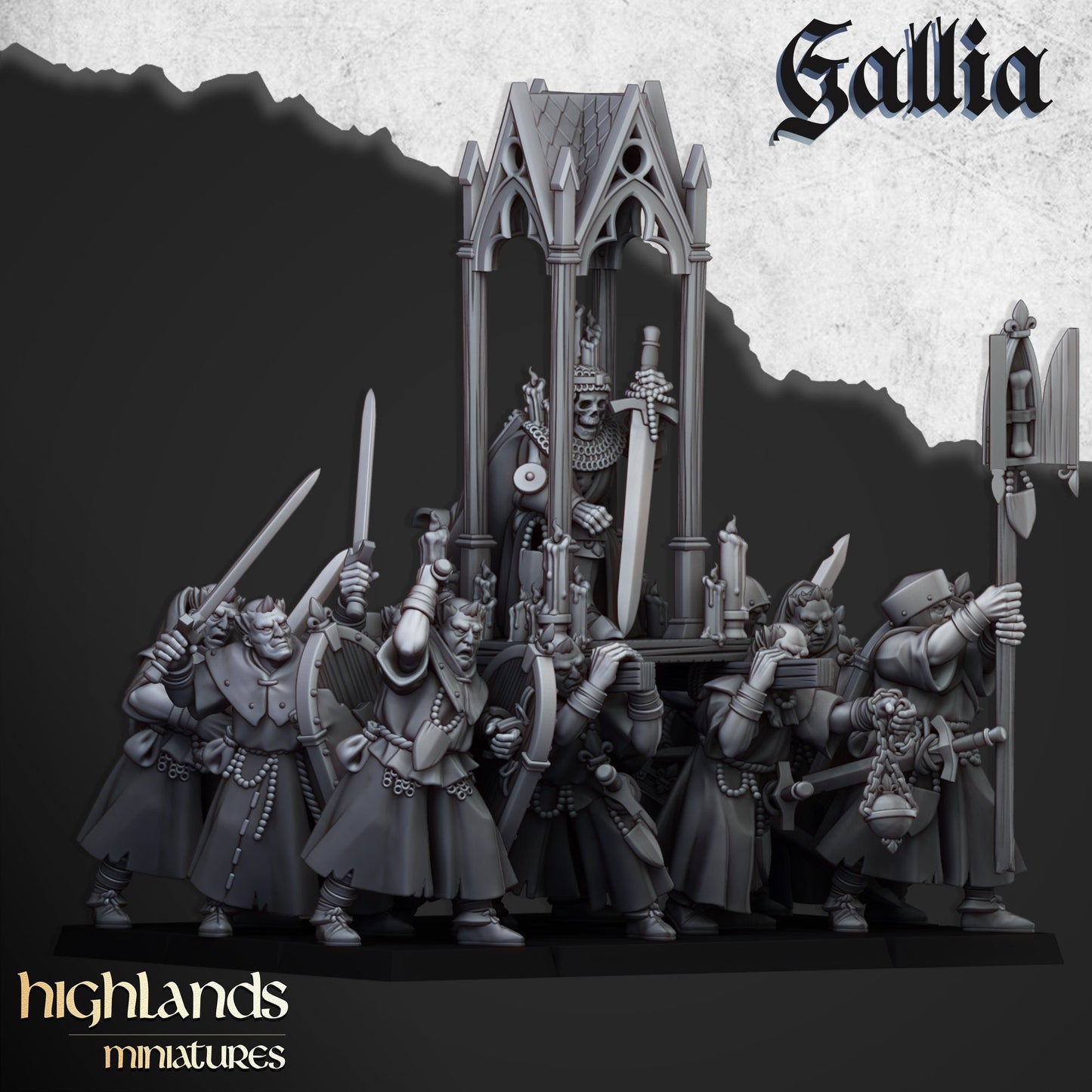 Battle Pilgrims of Gallia by Highland Miniatures