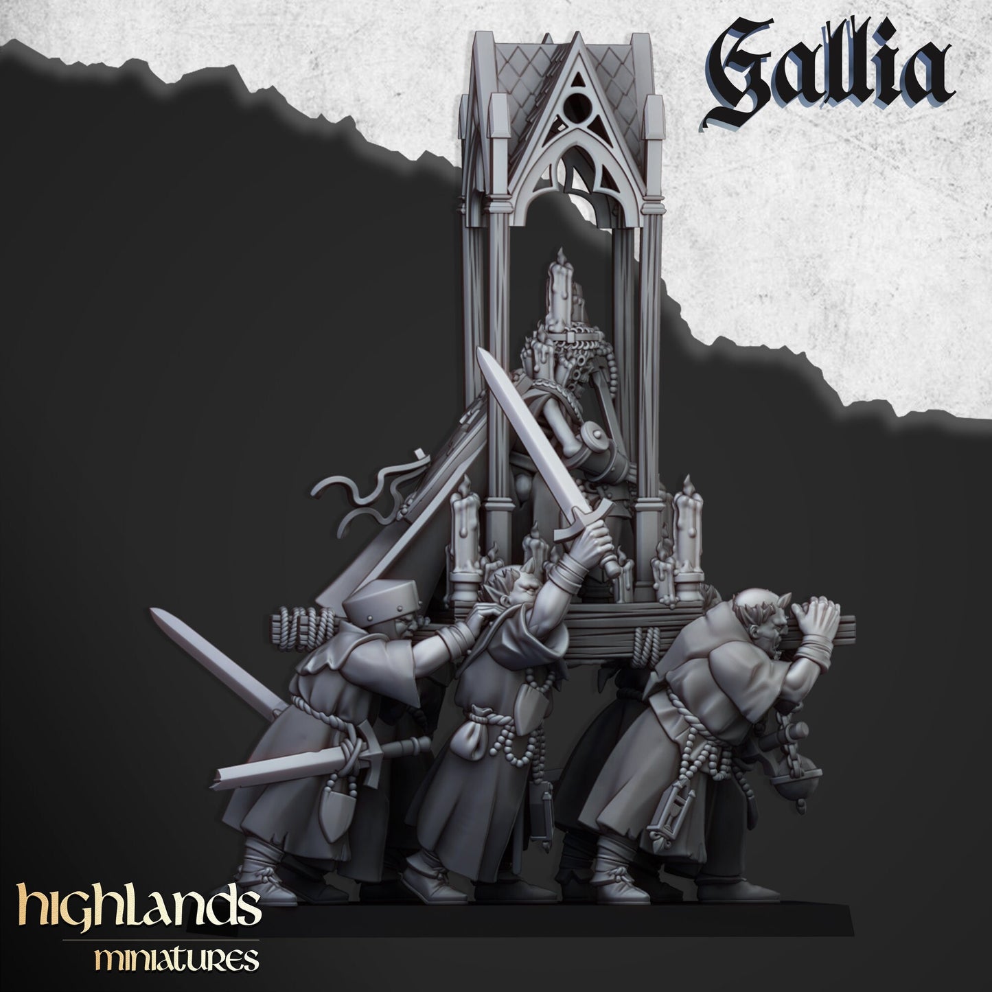 Battle Pilgrims of Gallia by Highland Miniatures
