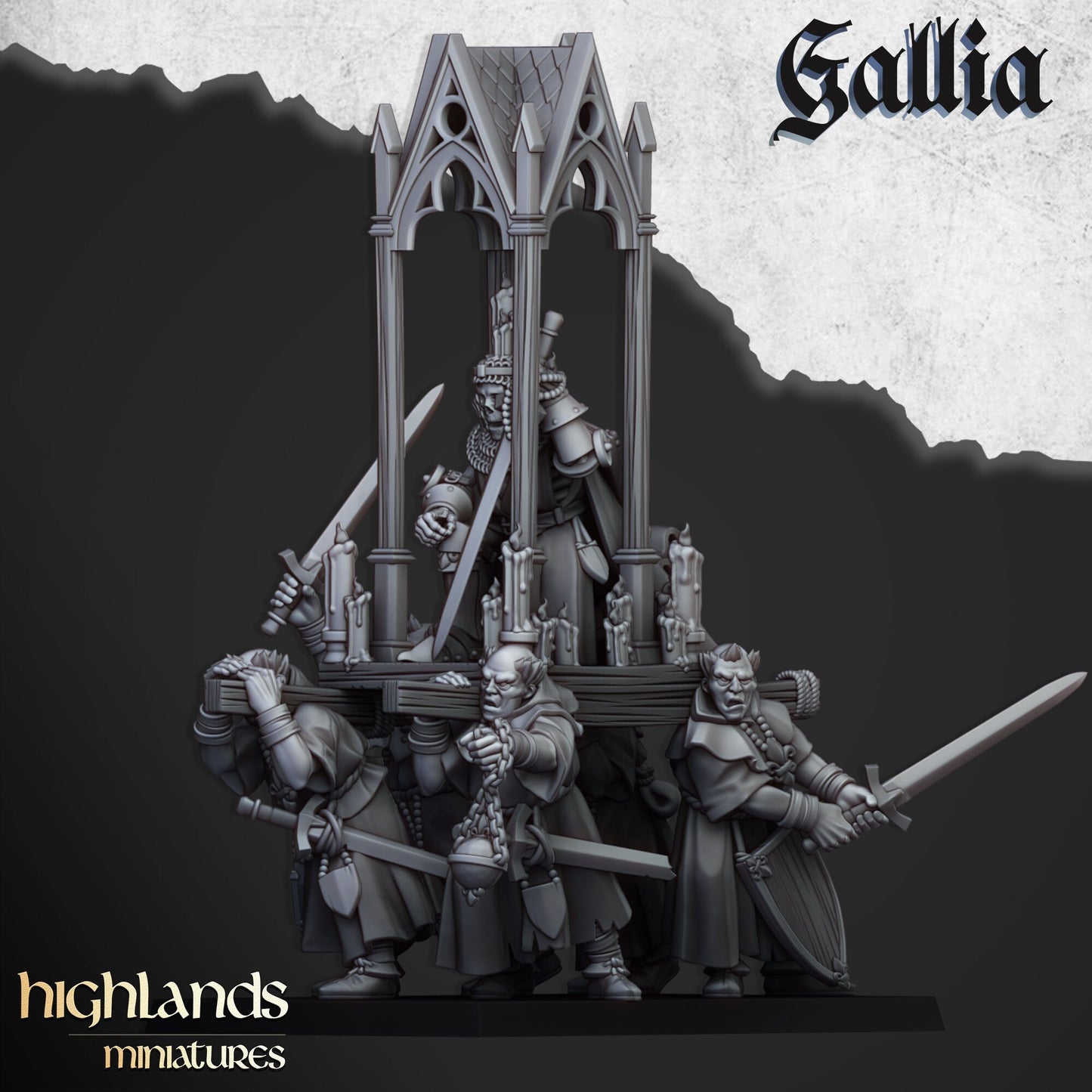 Battle Pilgrims of Gallia by Highland Miniatures