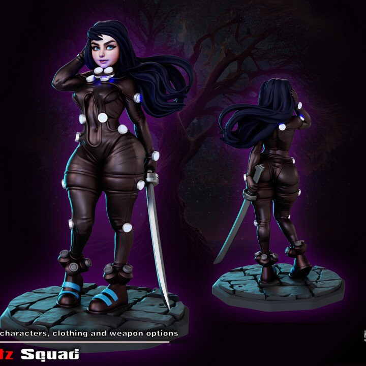 Gantz Squad by Gaz Pin Up Miniatures