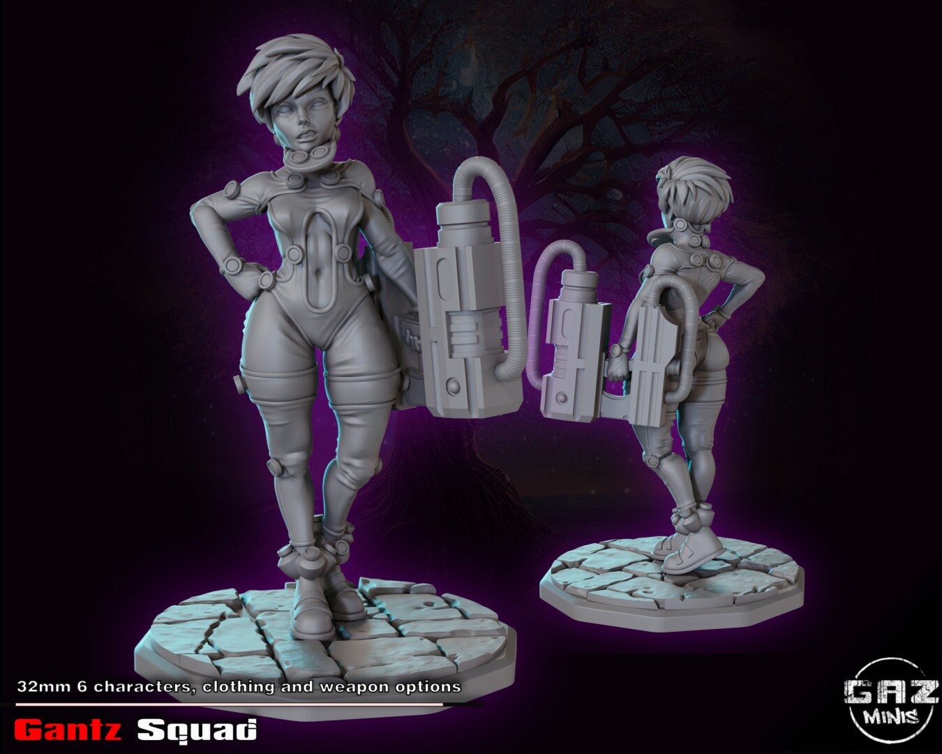 Gantz Squad by Gaz Pin Up Miniatures