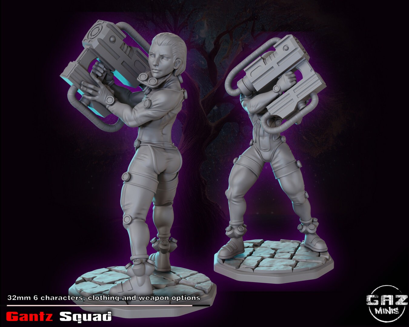 Gantz Squad by Gaz Pin Up Miniatures