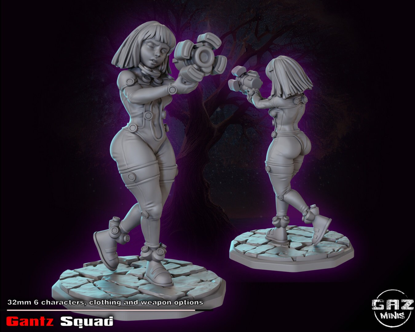 Gantz Squad by Gaz Pin Up Miniatures
