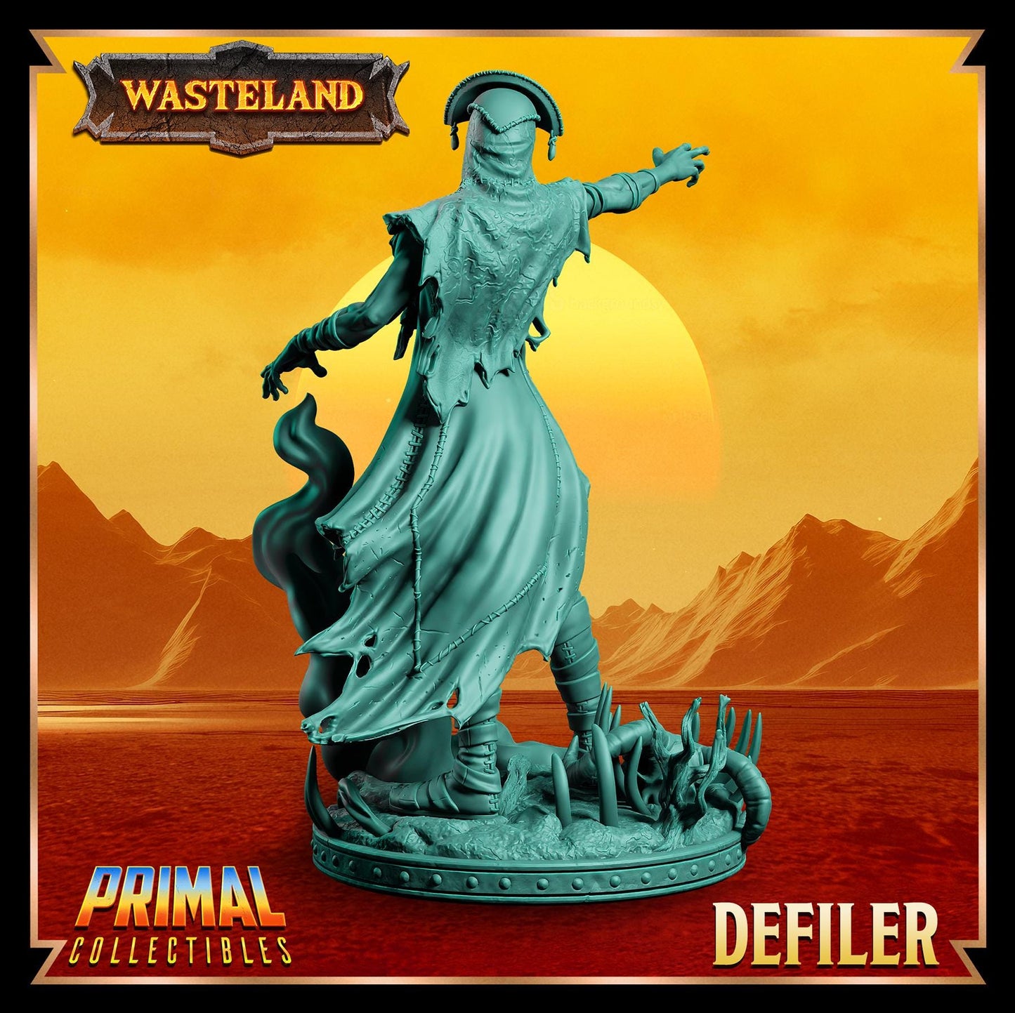 Defiler from Wasteland by Primal Collectibles Miniatures Heroquest RPG