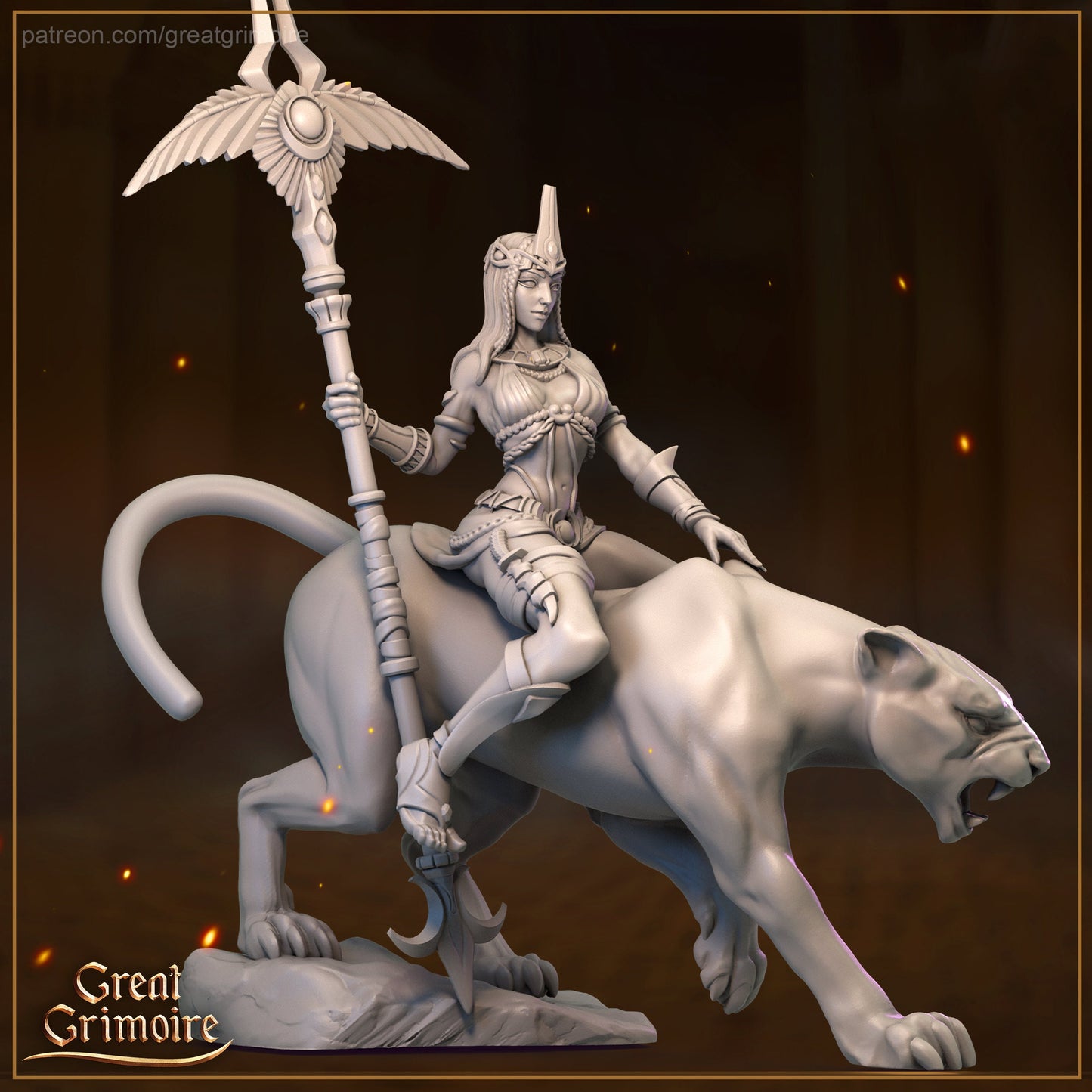 Dalia from "Road to the Afterlife" by Great Grimoire Miniatures RPG