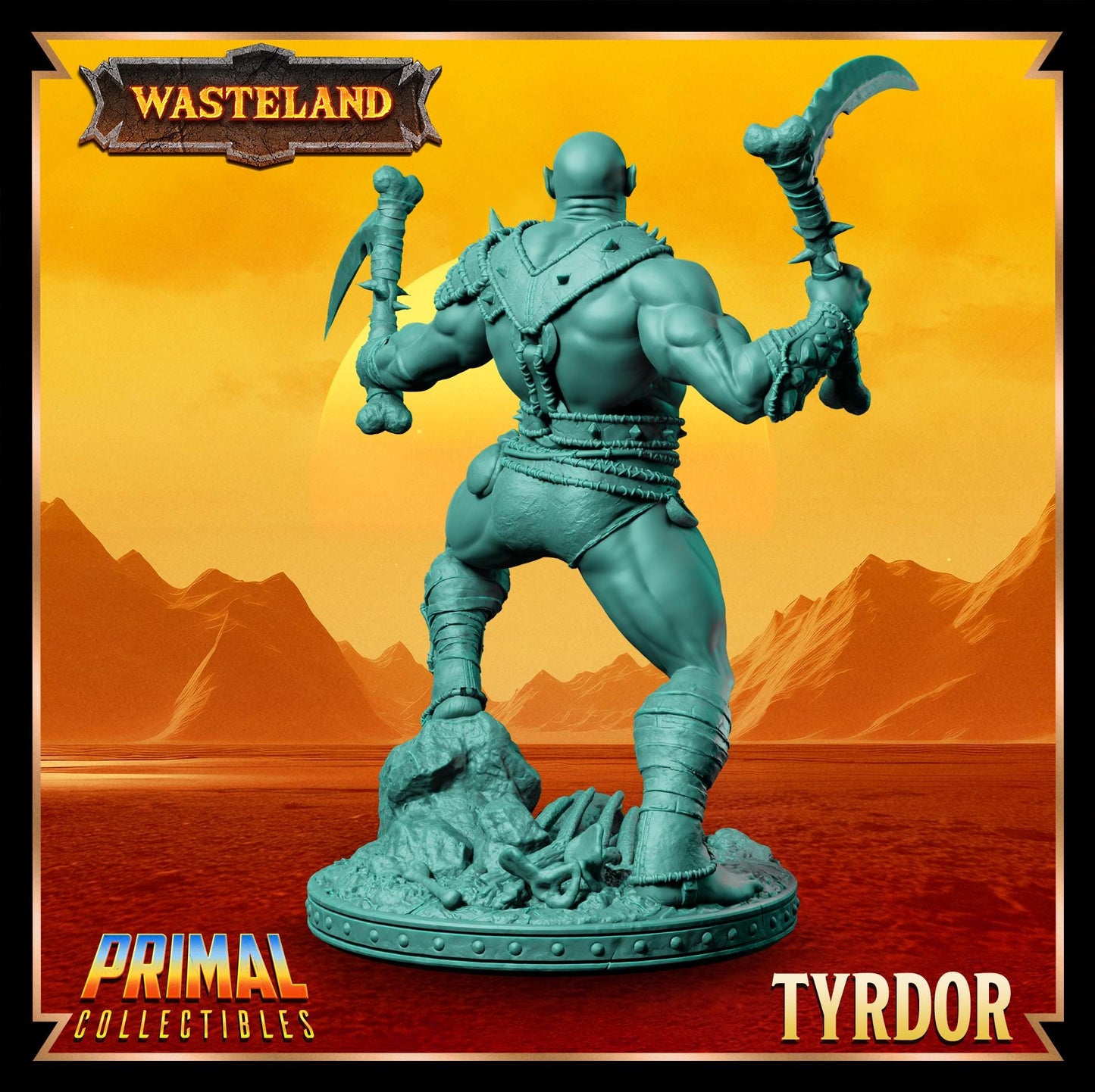 Tyrdor from Wasteland by Primal Collectibles Miniatures Heroquest RPG