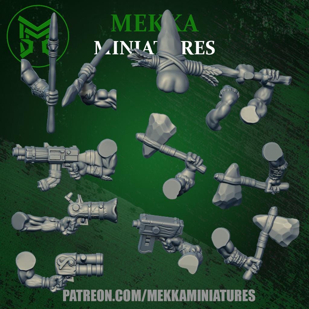 Feral Orcs by Mekka Miniatures