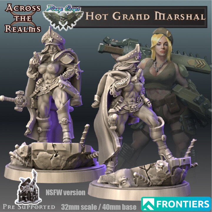 Hot Grand Marshal by Across the Realms Miniatures