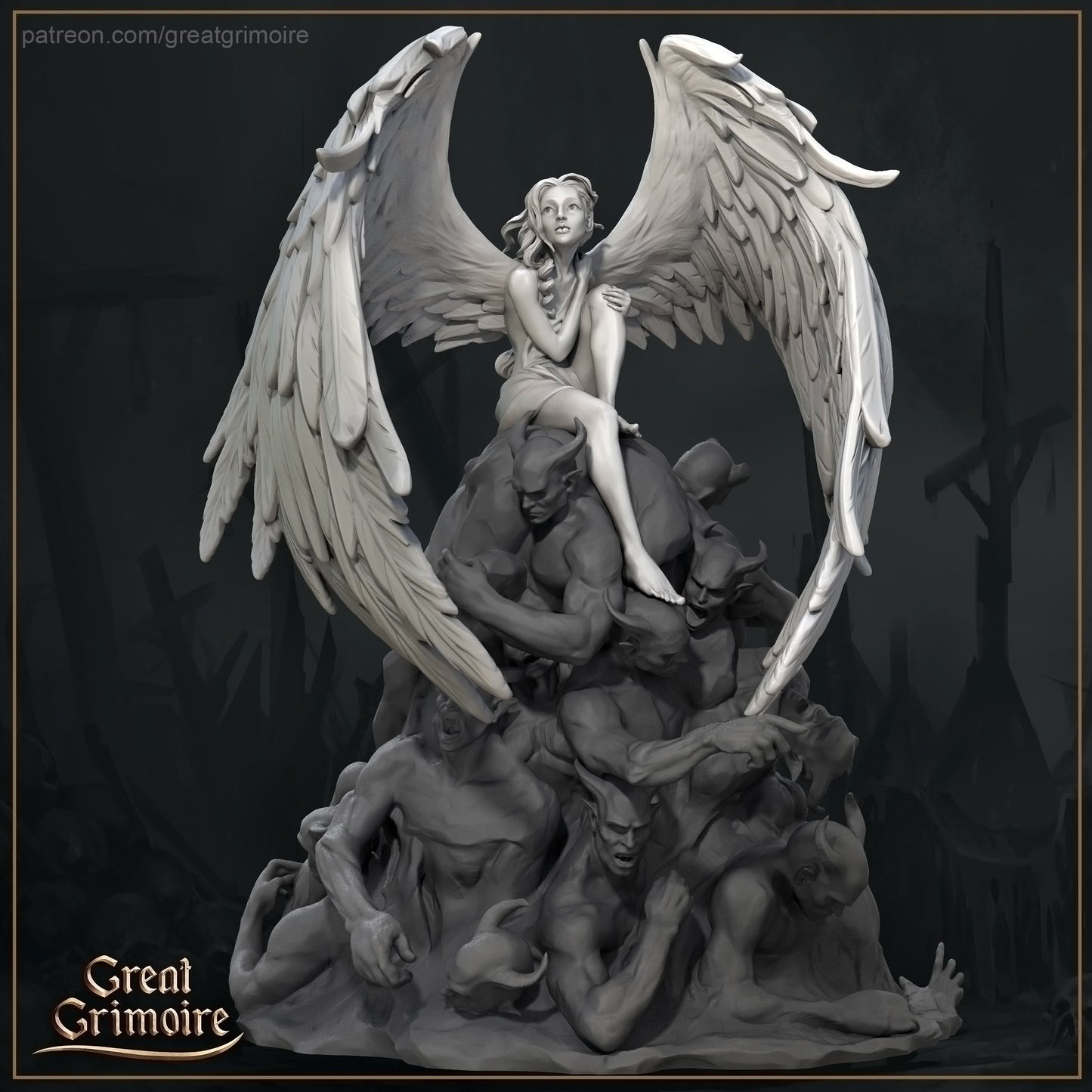 Children of Light and Dark from "Dawn of Heresy" by Great Grimoire Miniatures