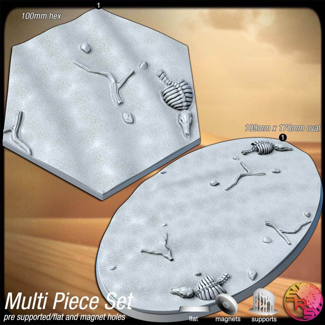 Desert Sand Bases by Where Legends Stand Miniatures
