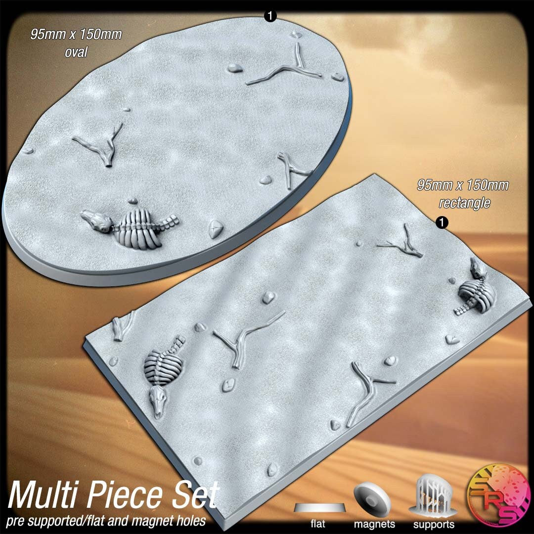 Desert Sand Bases by Where Legends Stand Miniatures