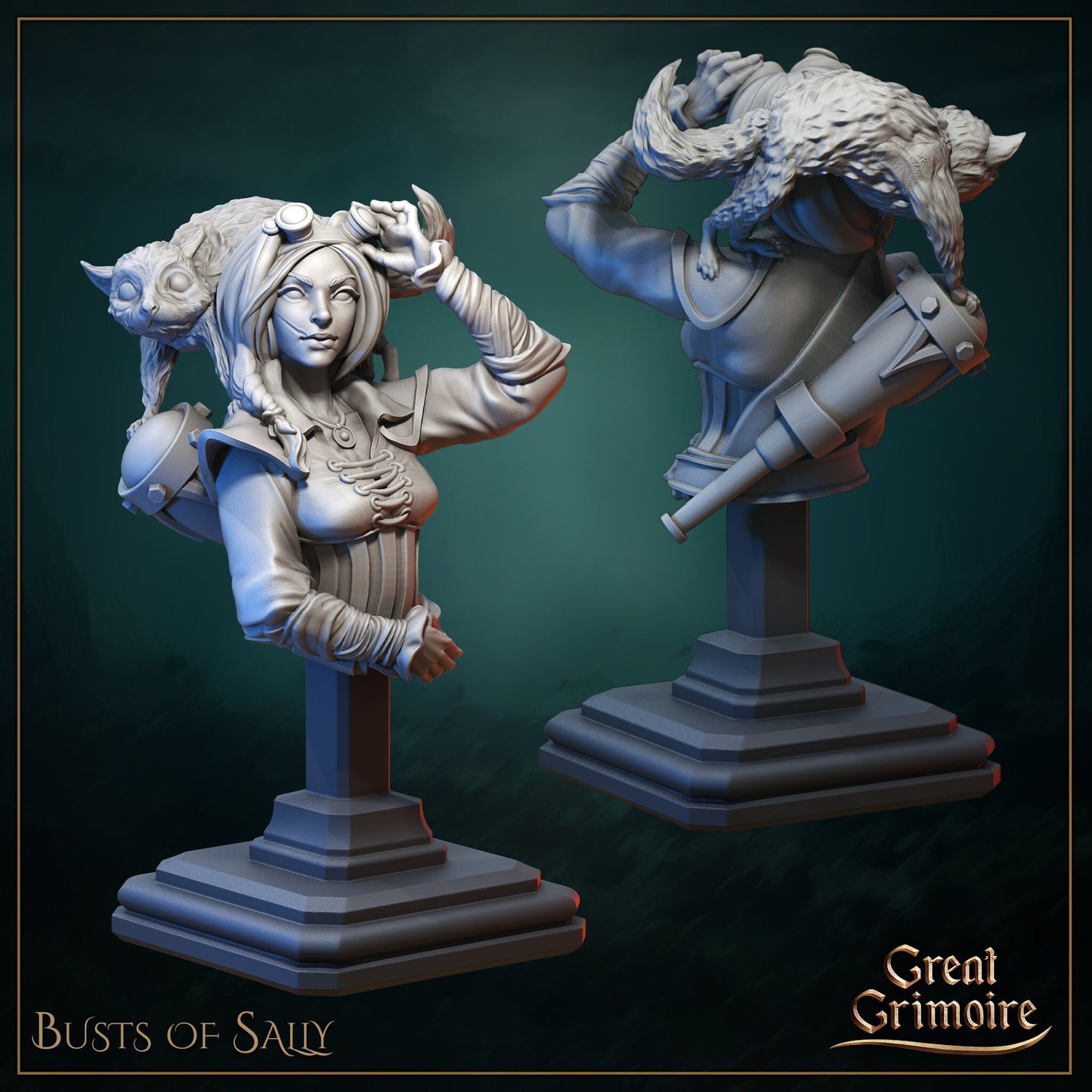 Sally the Navigator from "Gathering Storm" by Great Grimoire Miniatures