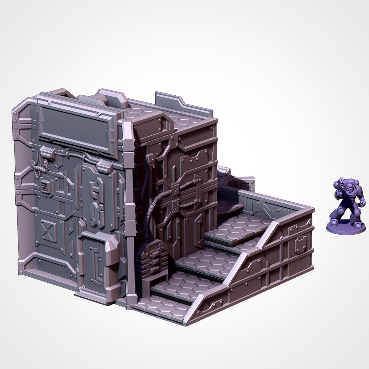 City Sci-Fi by Txarli Factory Terrain