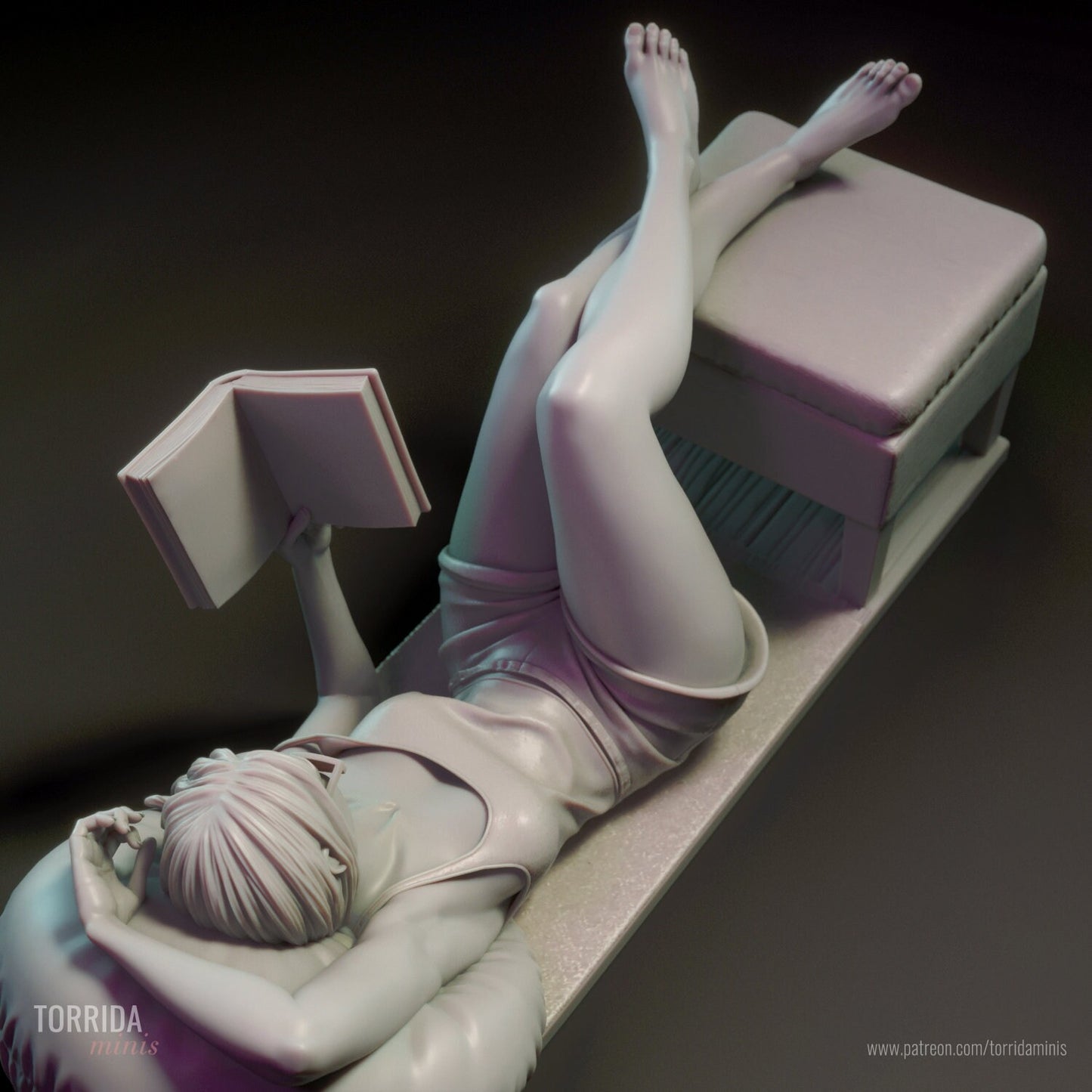 Moon Statue Model Kit by Torrida Minis