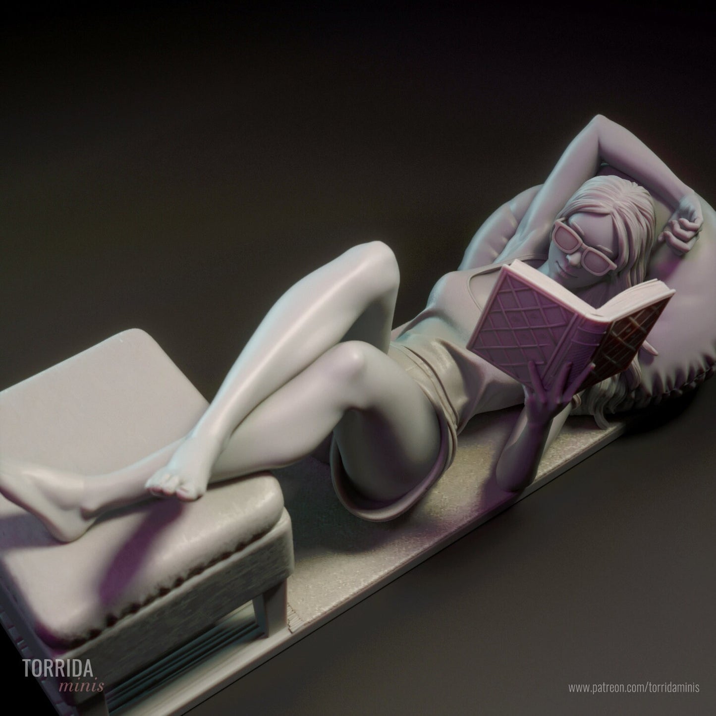 Moon Statue Model Kit by Torrida Minis