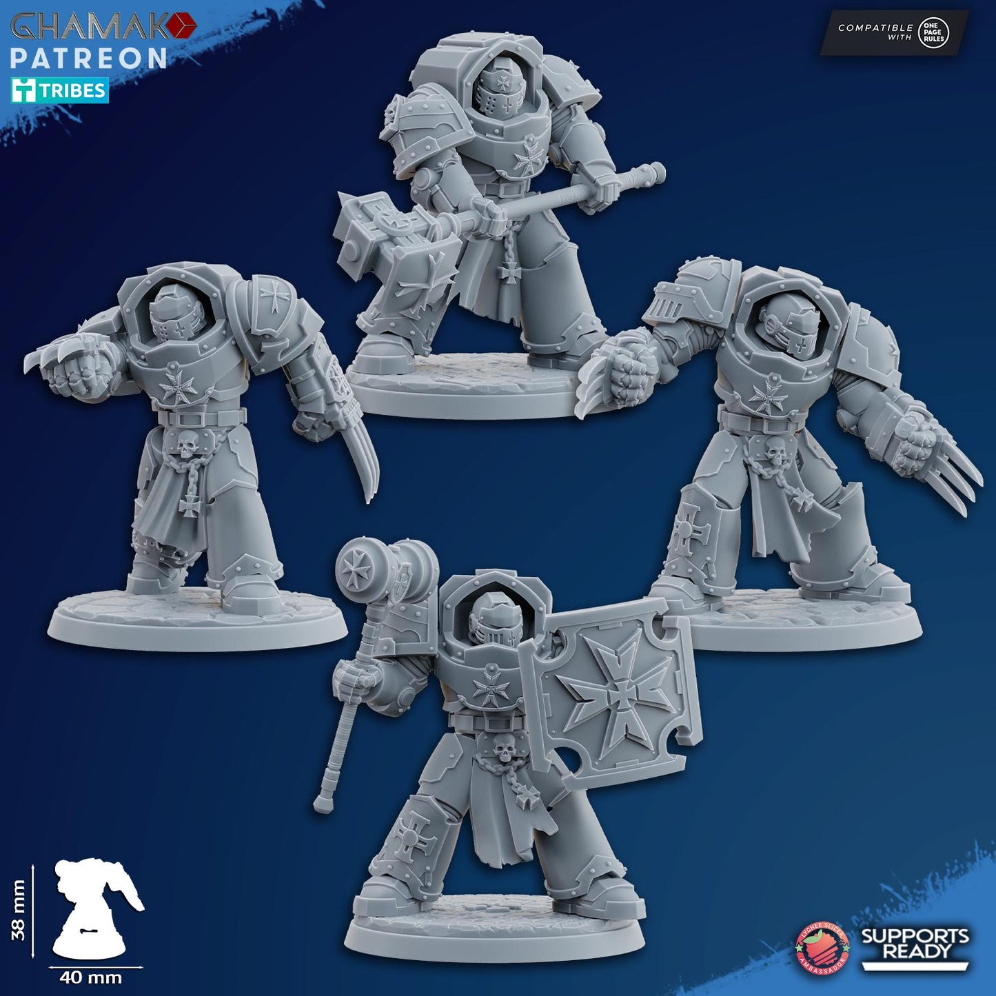 Temple Assault Exterminators by Ghamak Miniatures