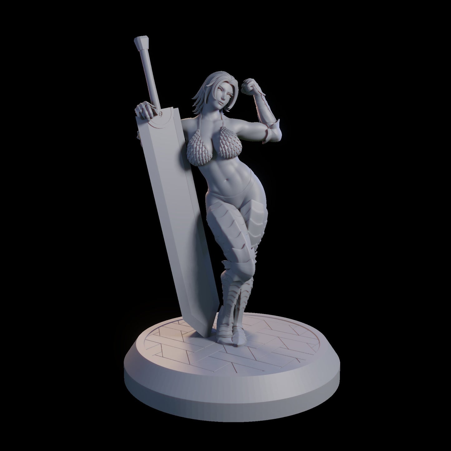Knight Serenity from "Knights of Ditz" by QB Works Miniatures