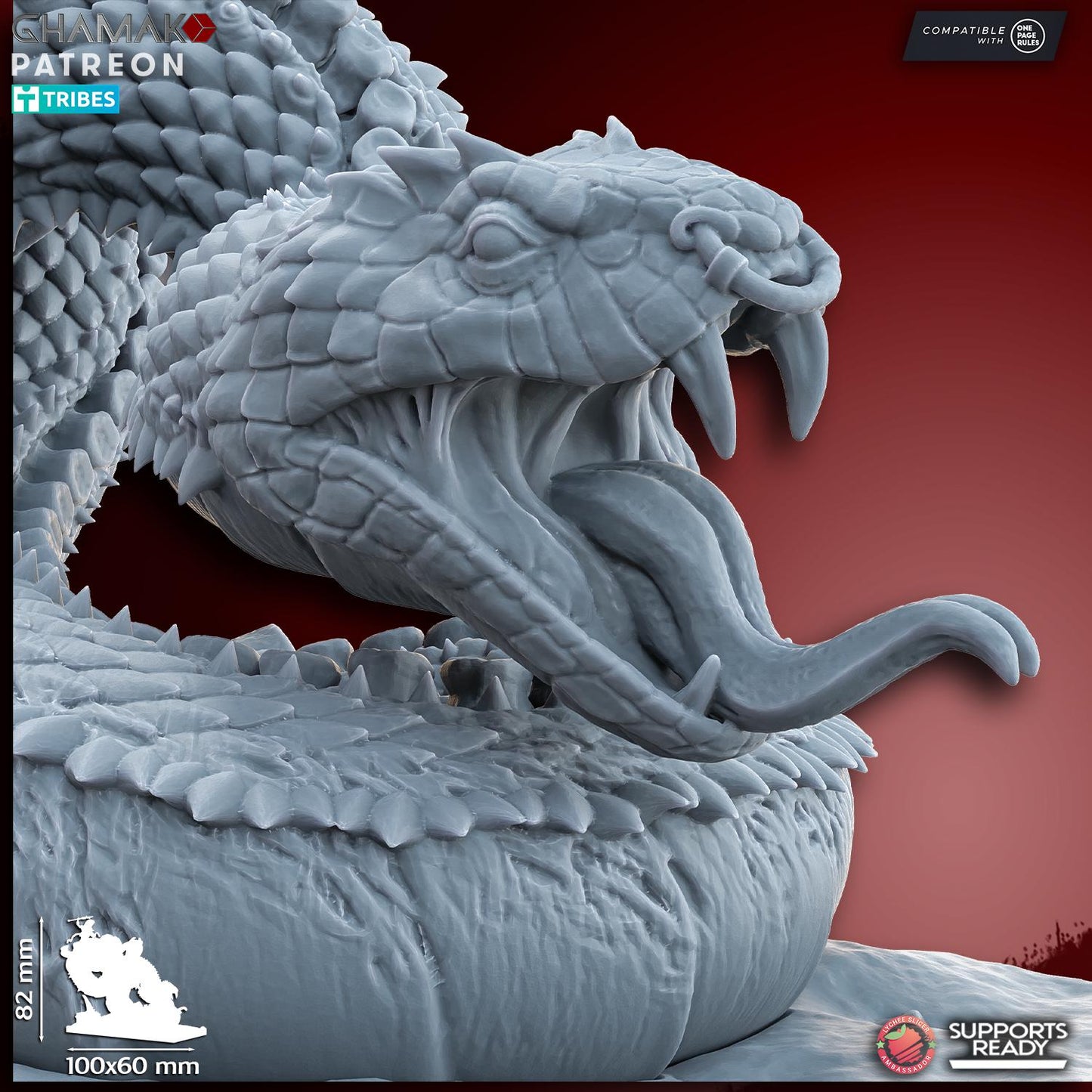 God Prince on snake by Ghamak Miniatures