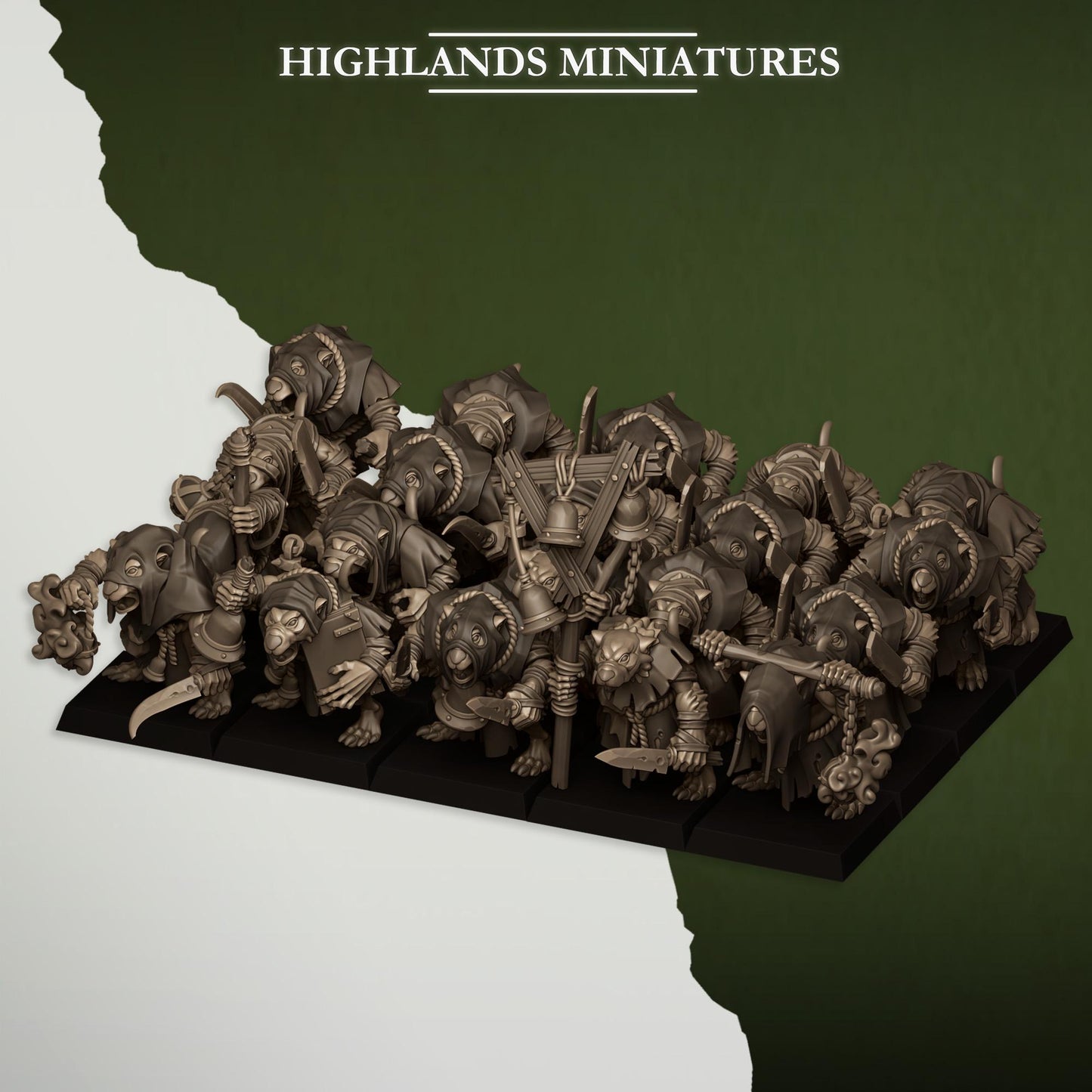 Vermin Acolytes Unit Vermin Army By Highland Miniatures