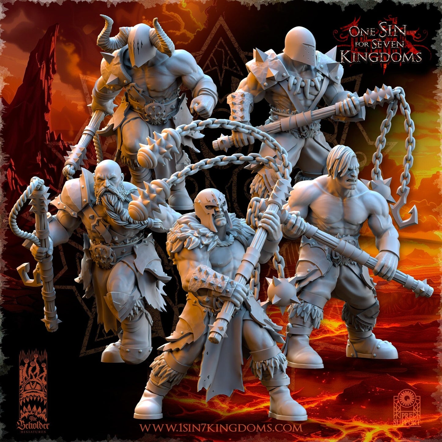 Barbarian Despoiler Warriors by Beholder Miniatures