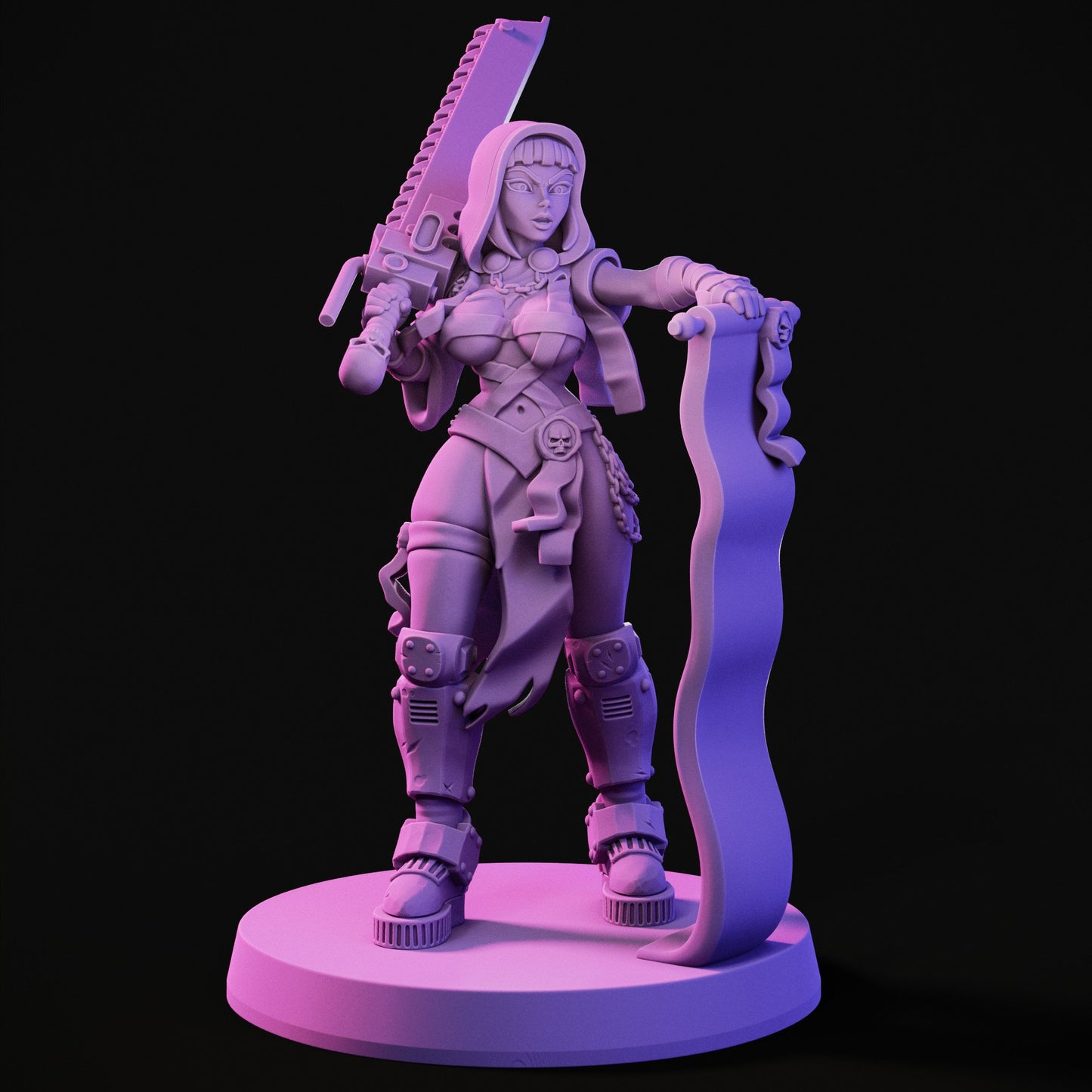 Repenting Nuns by Jigglystix Pin Up Factory Miniatures