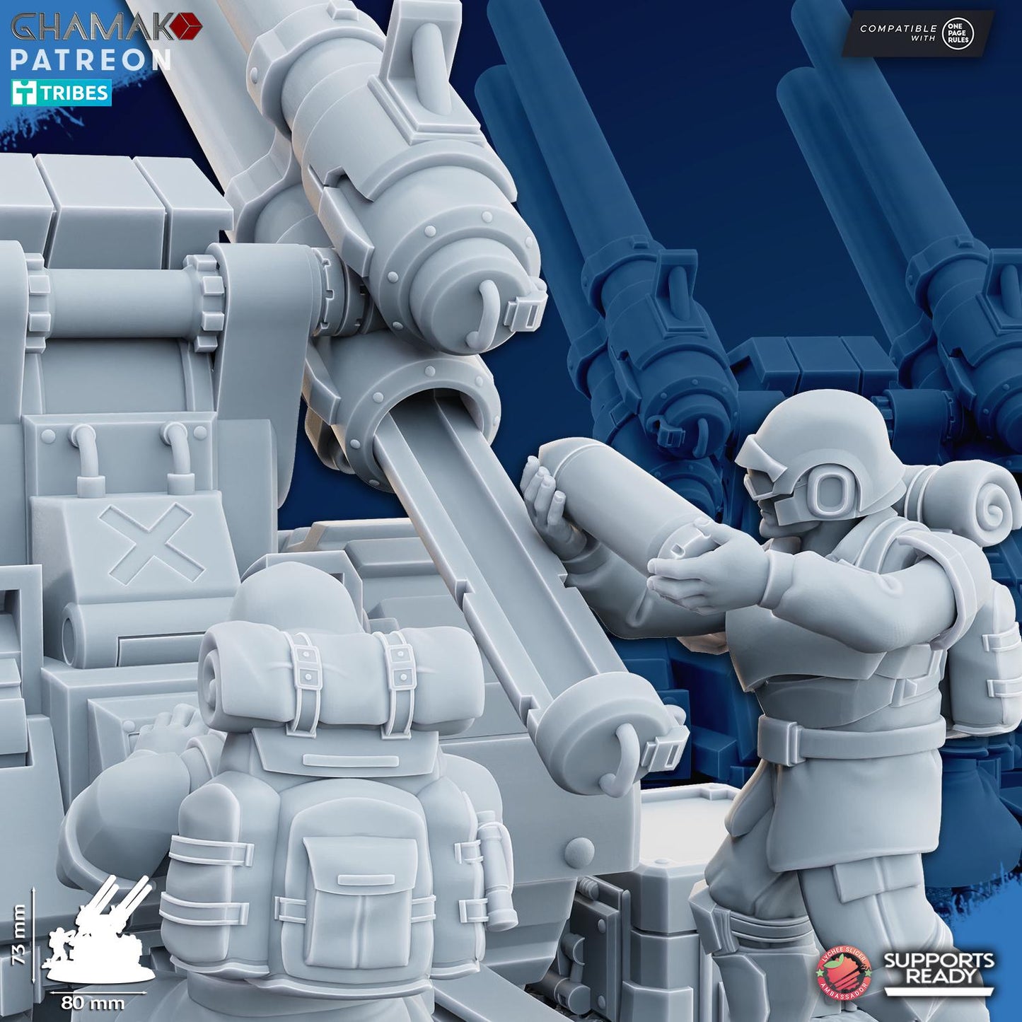 Freedom Guard Multi Artillery by Ghamak Miniatures
