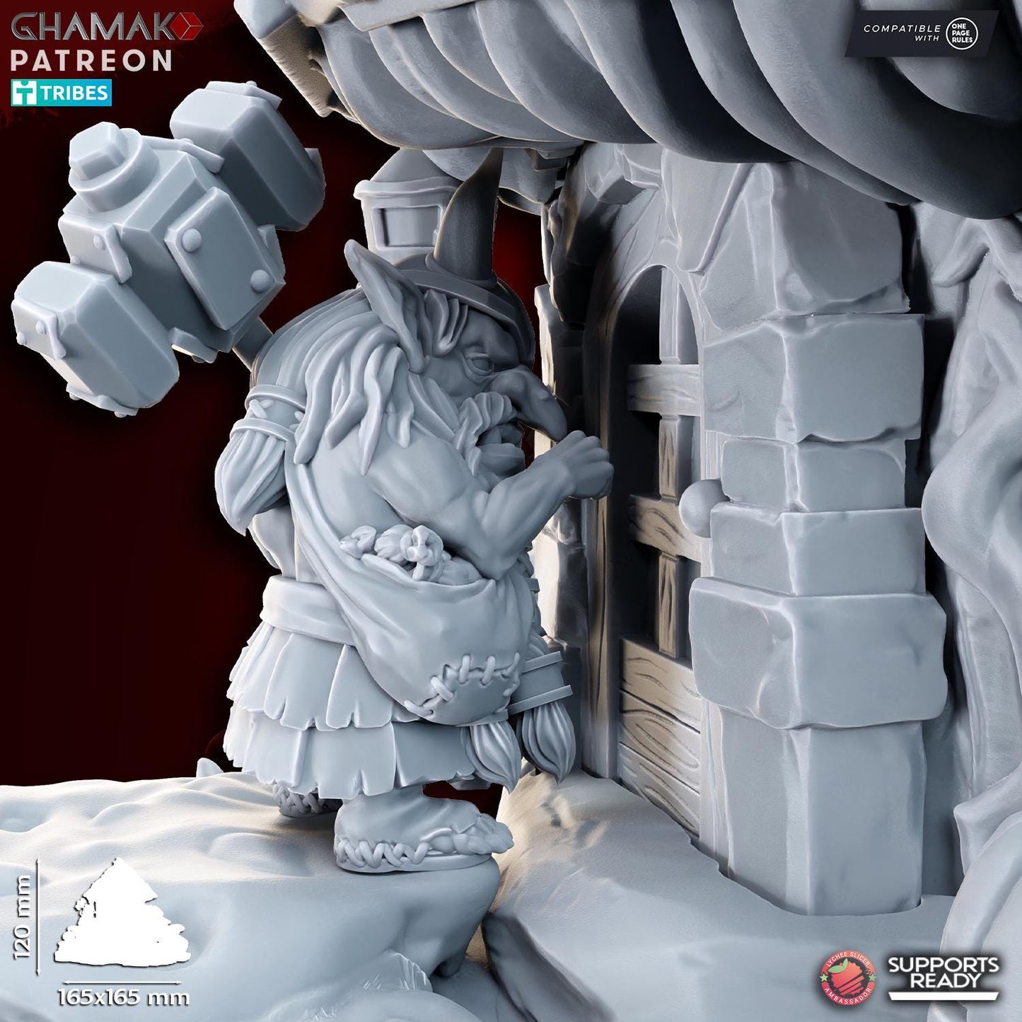 Goblin Halloween Mini Diorama by Ghamak Miniatures