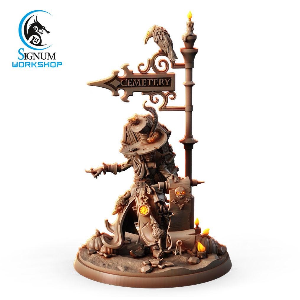 Undertaker with pointer from "Witches Sabbath" by Signum Workshop Miniatures