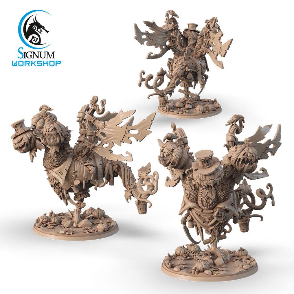 The Scarecrow Dragon from "Witches Sabbath" by Signum Workshop Miniatures