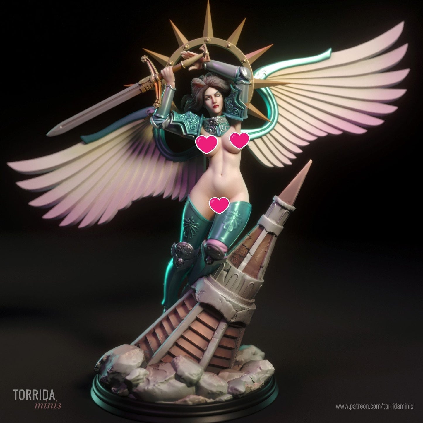 Battle Angel Saint Statue Model Kit by Torrida Minis