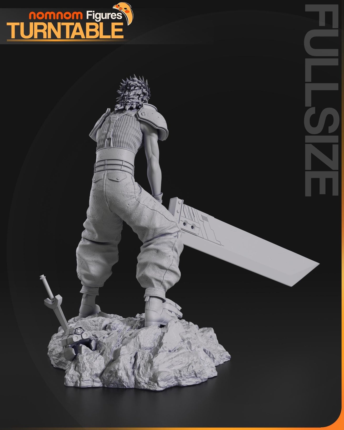 Zack Statue Model Kit by Nomnom Figures