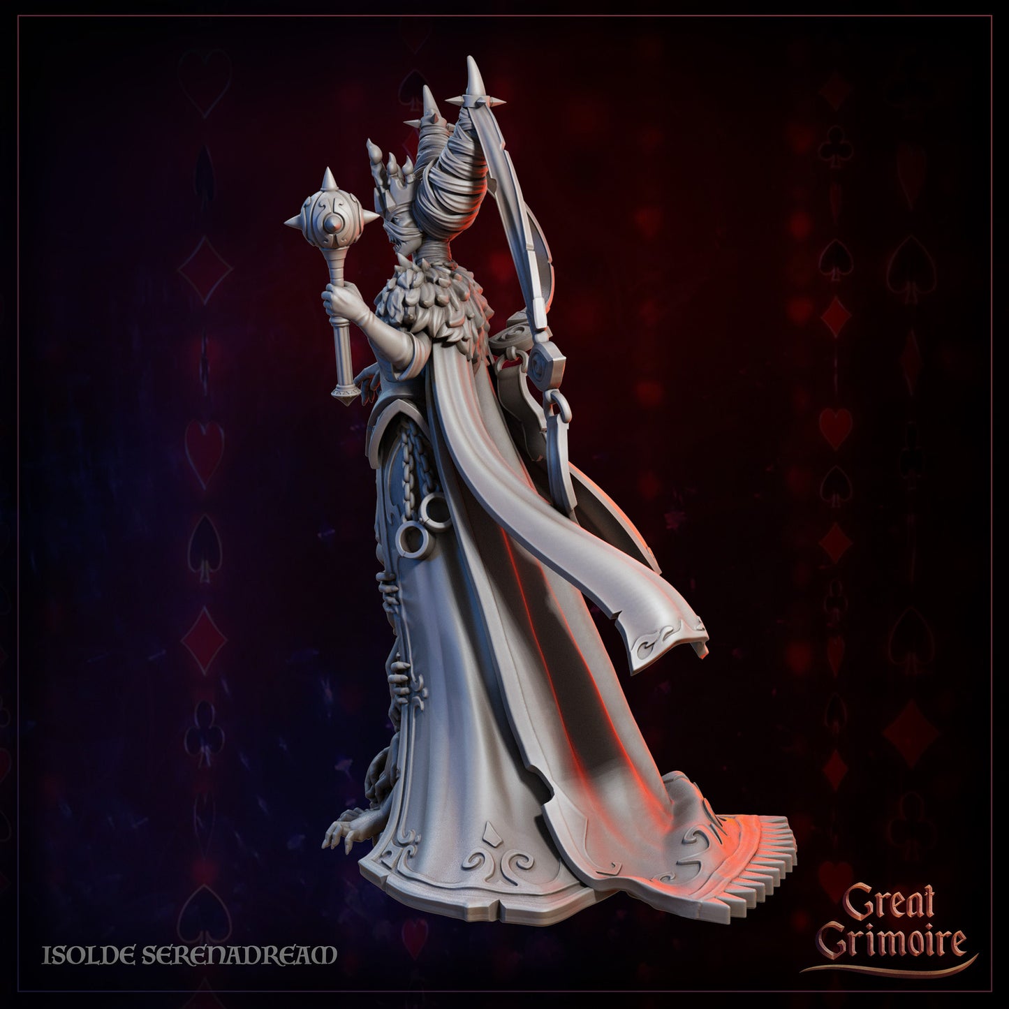 Marcella Venomqueen from "Macabre Masquerade" by Great Grimoire Miniatures