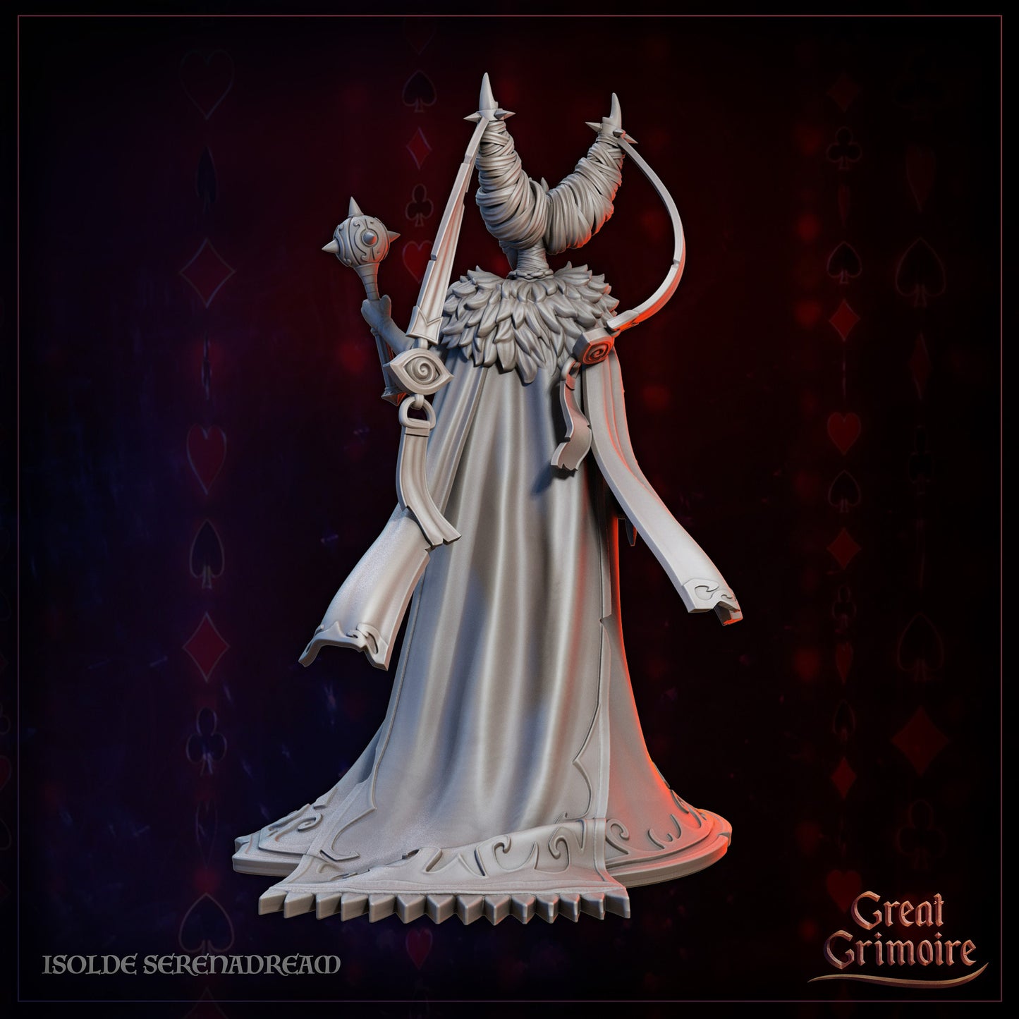 Marcella Venomqueen from "Macabre Masquerade" by Great Grimoire Miniatures